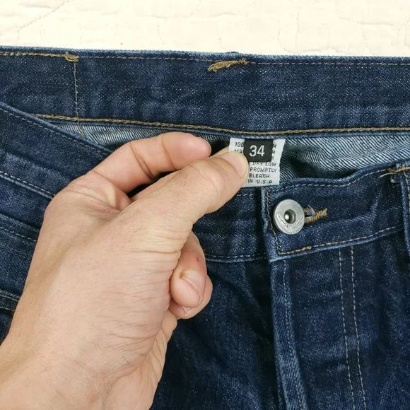 RGT Rogue Territory Selvedge Blue Jeans Mens Measure 31x30 Button Fly